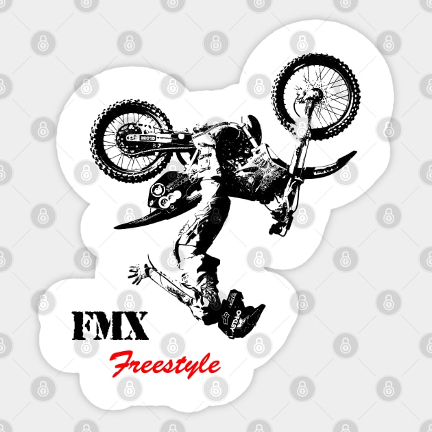 FMX Freestyle Sticker by hottehue